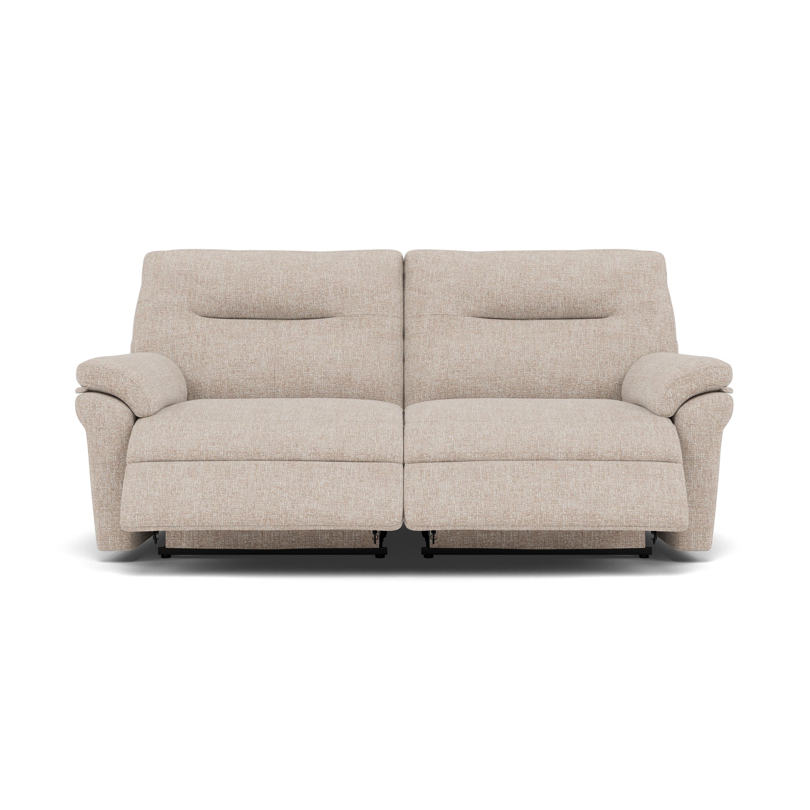 G Plan Seattle 3 Seater Recliner Sofa - 3 Seater Power Double Recliner with USB & Lumbar Grade W - Power Recliner with Lumbar Support & USB 3 Seater Sofas Sterling Home 3 W002 Loom Shale