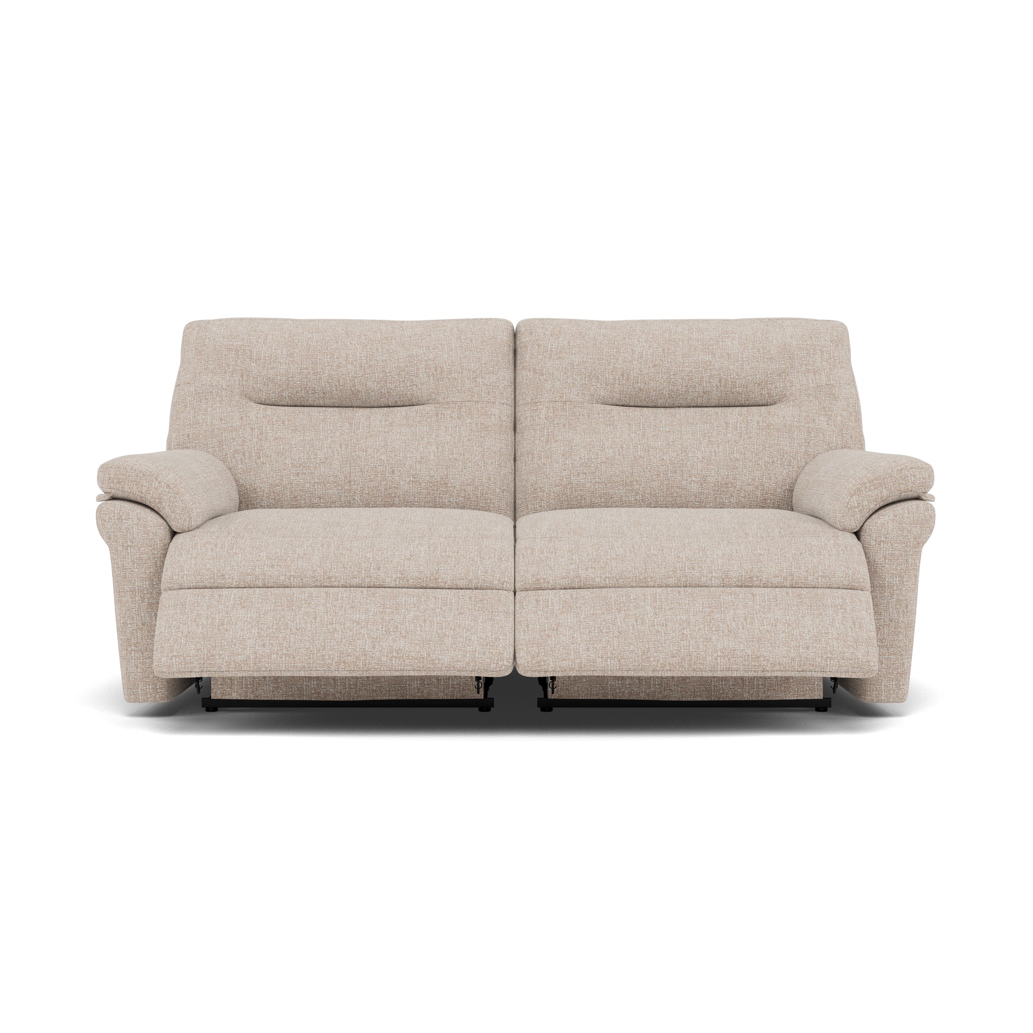 G Plan Seattle 3 Seater Recliner Sofa - 3 Seater Power Double Recliner with USB & Lumbar Grade W - Power Recliner with Lumbar Support & USB 3 Seater Sofas Sterling Home 3 W002 Loom Shale