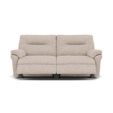 G Plan Seattle 3 Seater Recliner Sofa - 3 Seater Power Double Recliner with USB & Lumbar Grade W - Power Recliner with Lumbar Support & USB 3 Seater Sofas Sterling Home 3 W002 Loom Shale