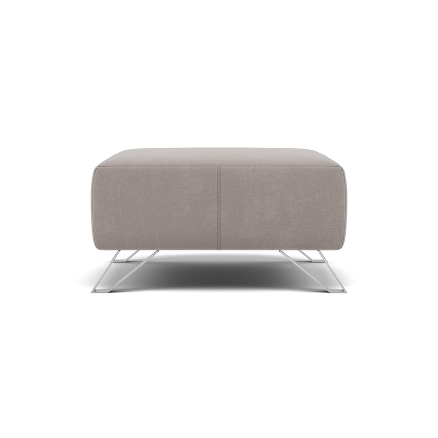 Nicoletti Puccini Footstool - Rectangular Stool NC Sterling Home 1 Selma FR Grigio V.3938