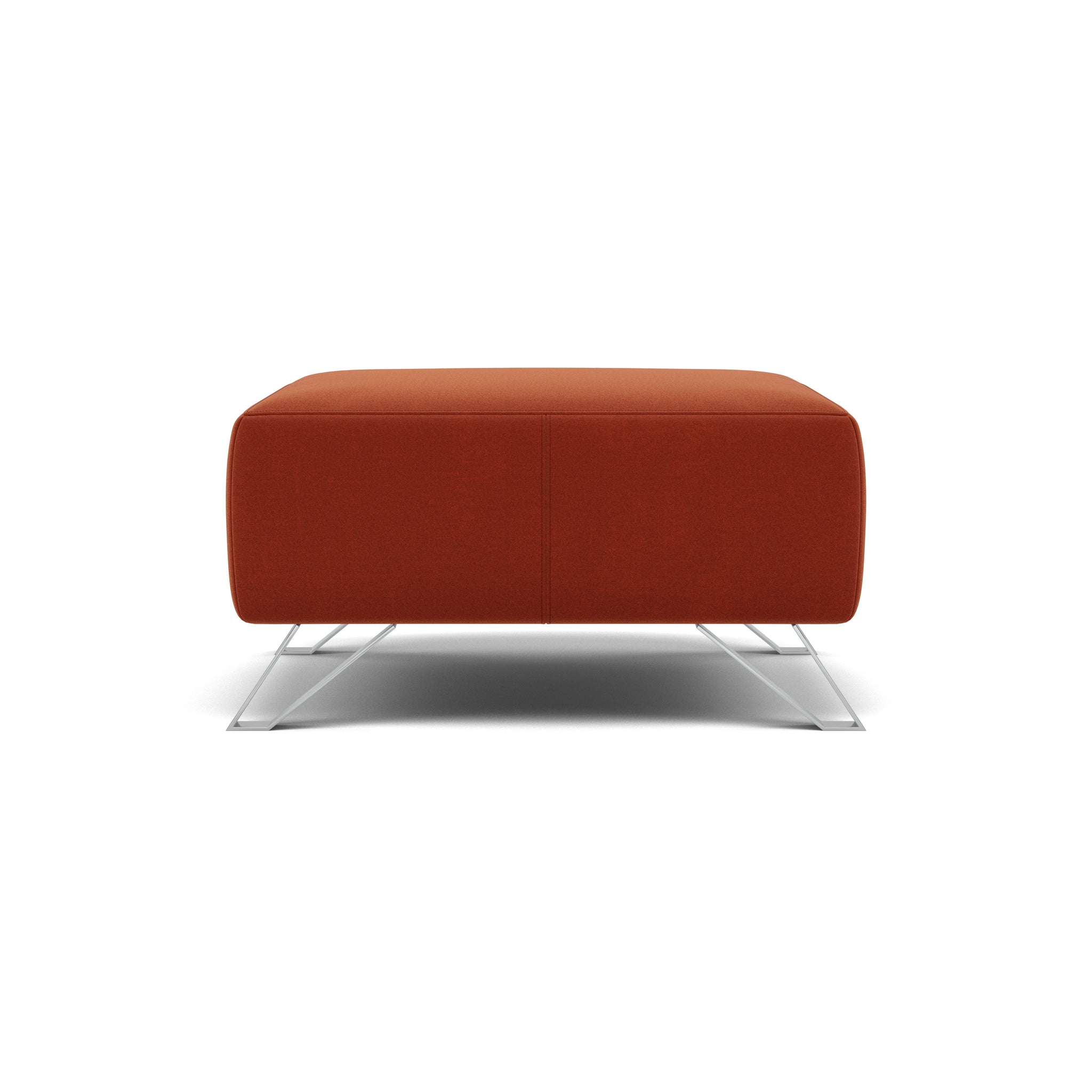 Nicoletti Puccini Footstool - Rectangular Stool NC Sterling Home 3 Selma FR Mattone V.3925