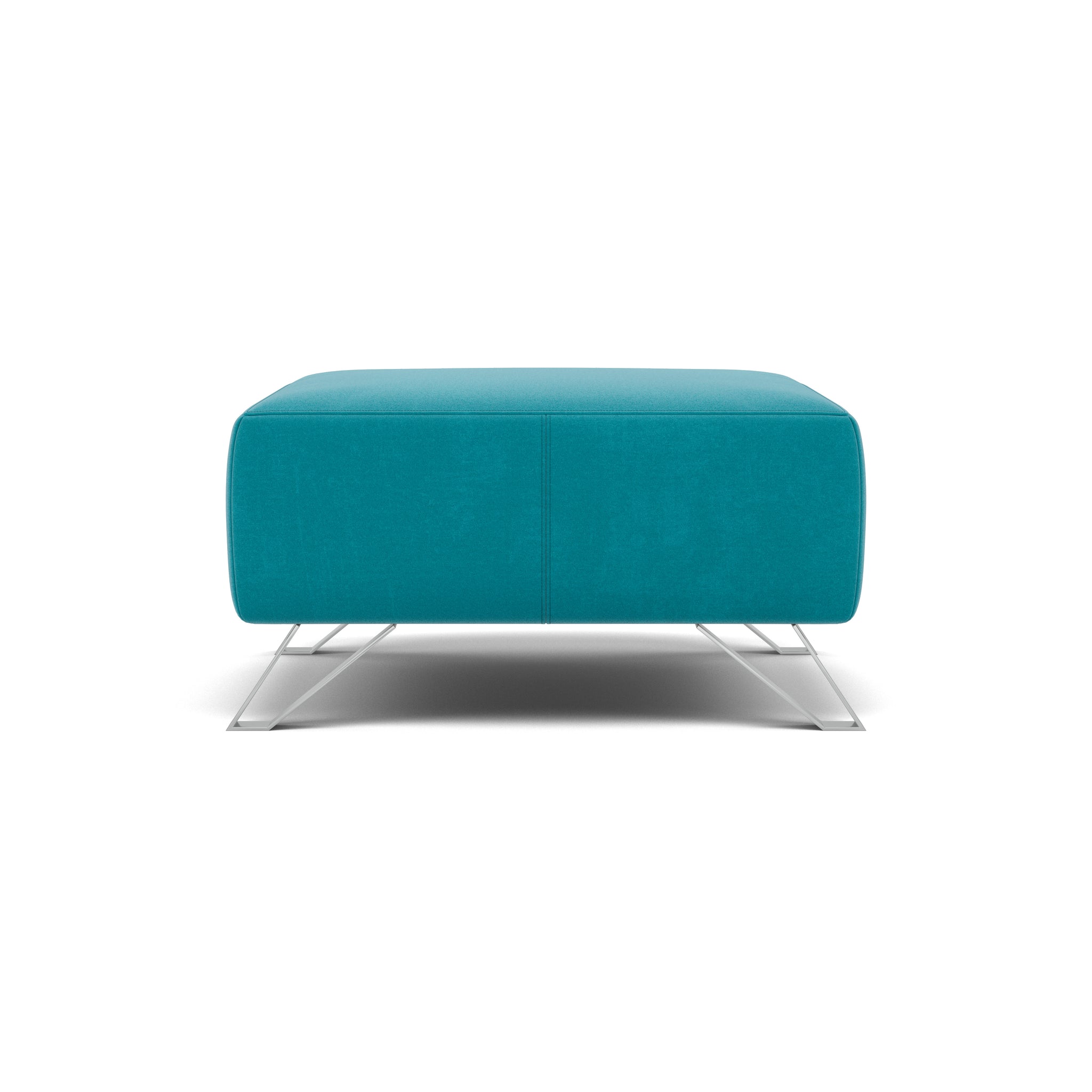 Nicoletti Puccini Footstool - Rectangular Stool NC Sterling Home 5 Selma FR Turchese V.3930