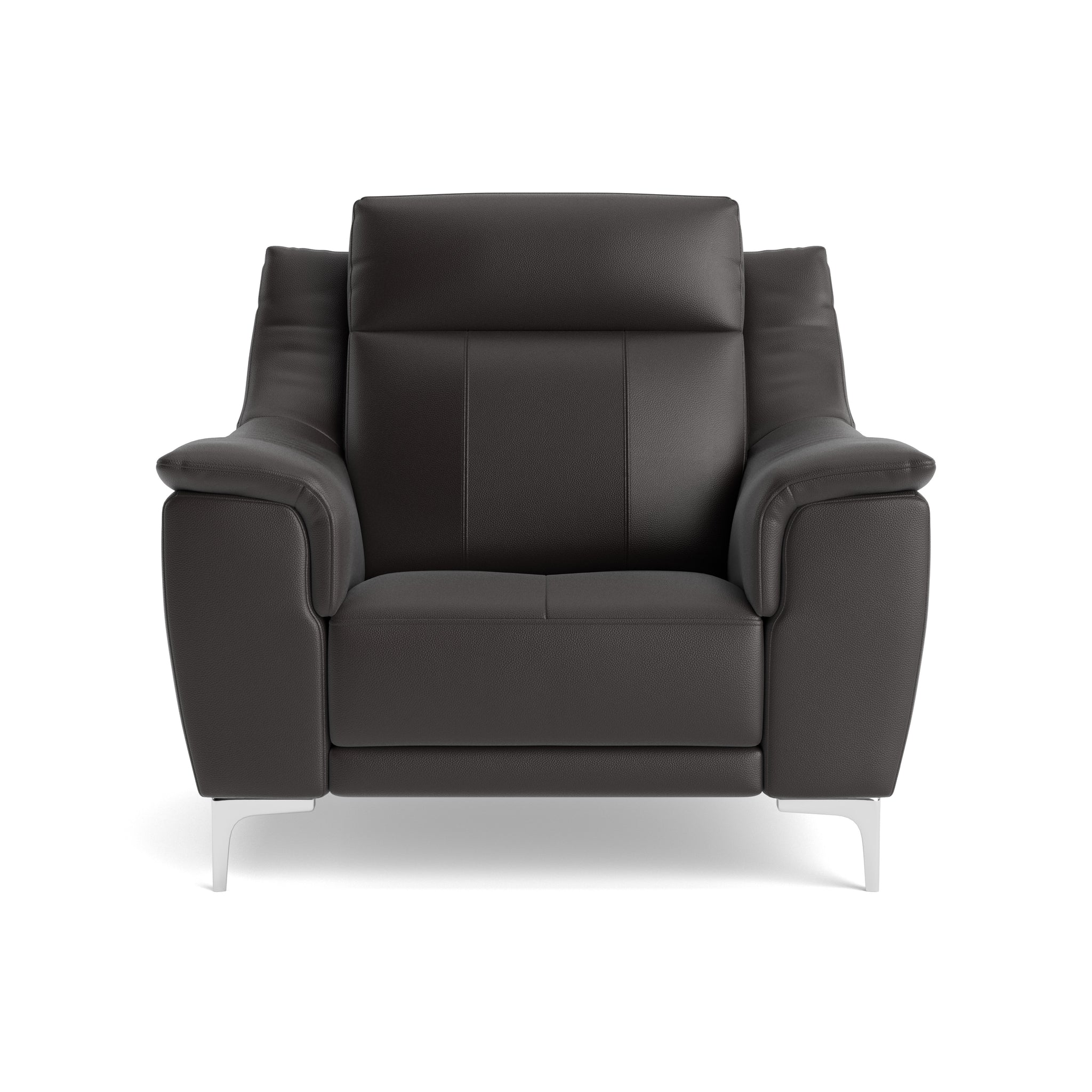 Nicoletti Carmen Armchair - Armchair CB Armchairs Sterling Home 5 Feet: Shiny Metal Torello PS Chocol -S 91