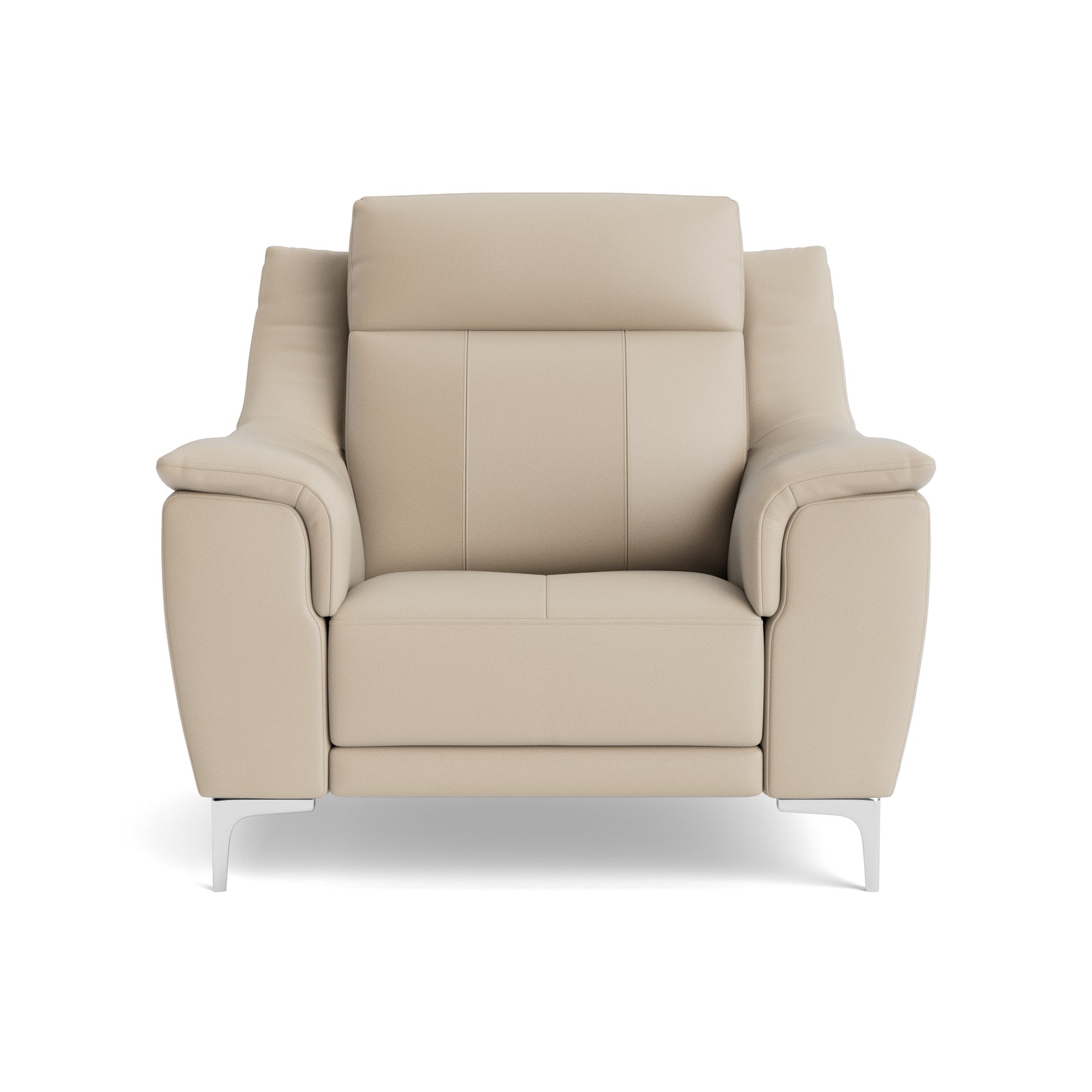 Nicoletti Carmen Armchair - Armchair CB Armchairs Sterling Home 4 Feet: Shiny Metal Torello PS Fango 352