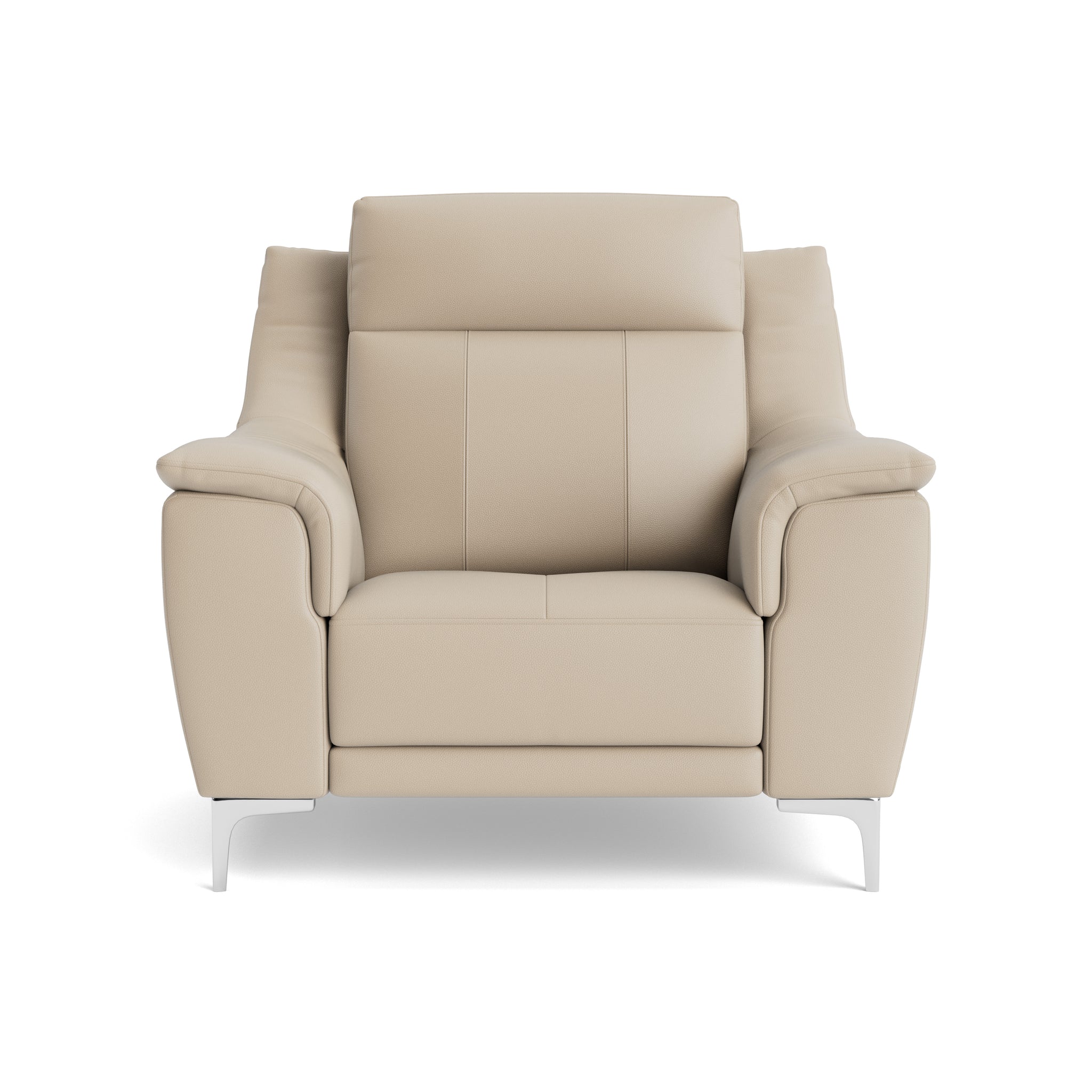 Nicoletti Carmen Armchair - Armchair CB Armchairs Sterling Home 4 Feet: Shiny Metal Torello PS Fango 352