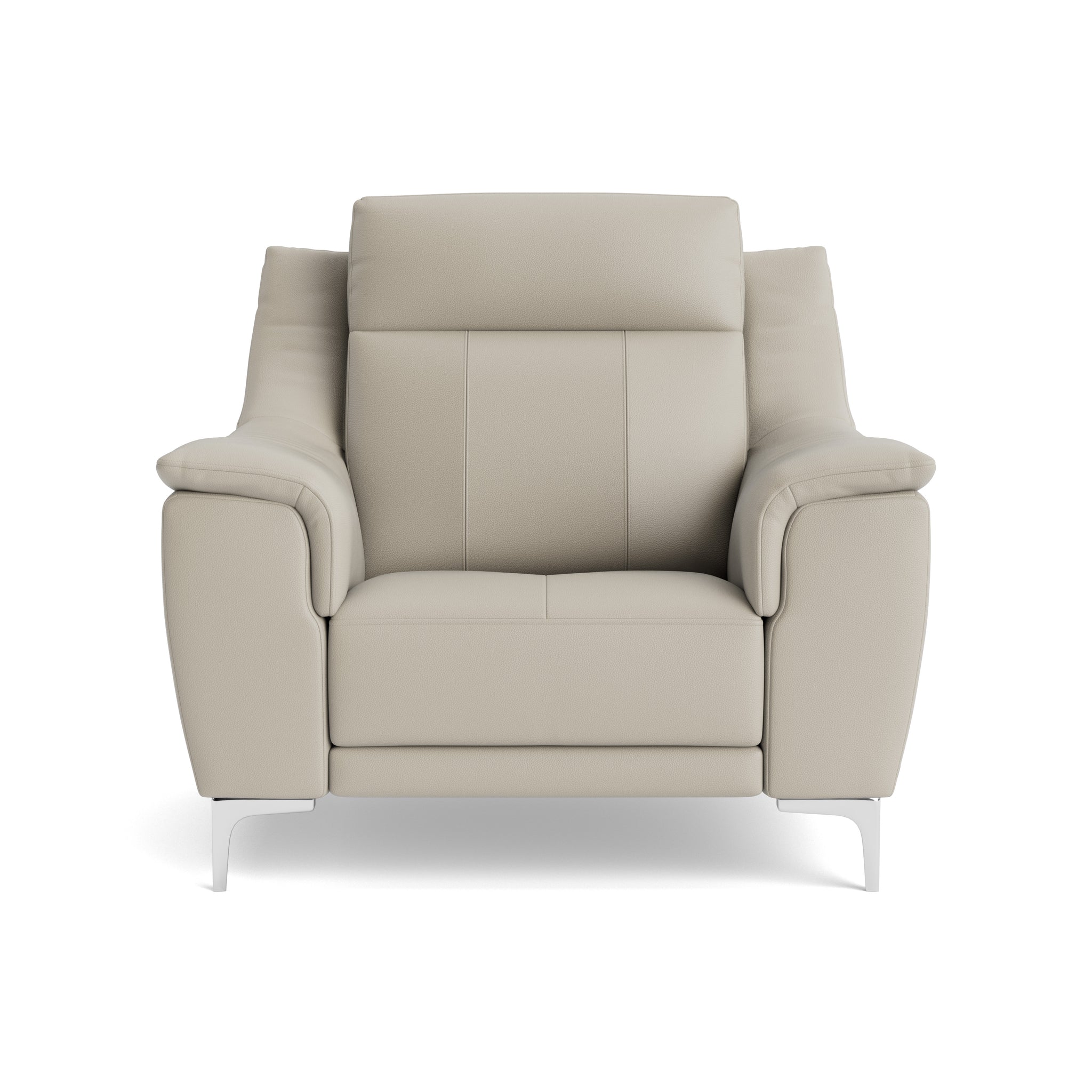 Nicoletti Carmen Armchair - Armchair CB Armchairs Sterling Home 7 Feet: Shiny Metal Torello PS Tortora 328