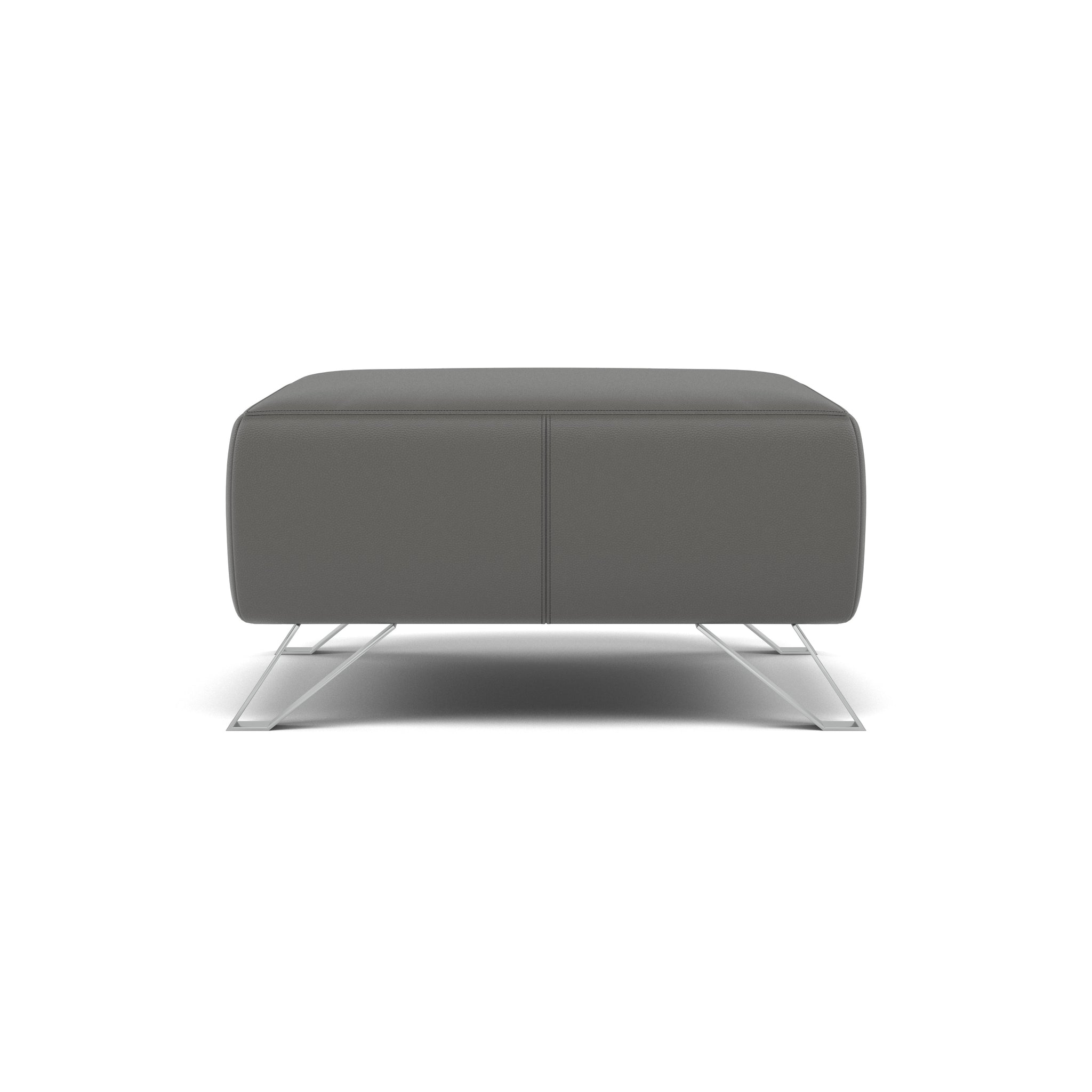 Nicoletti Puccini Footstool - Rectangular Stool CB Sterling Home 6 Torello Grigio (Grey) 329