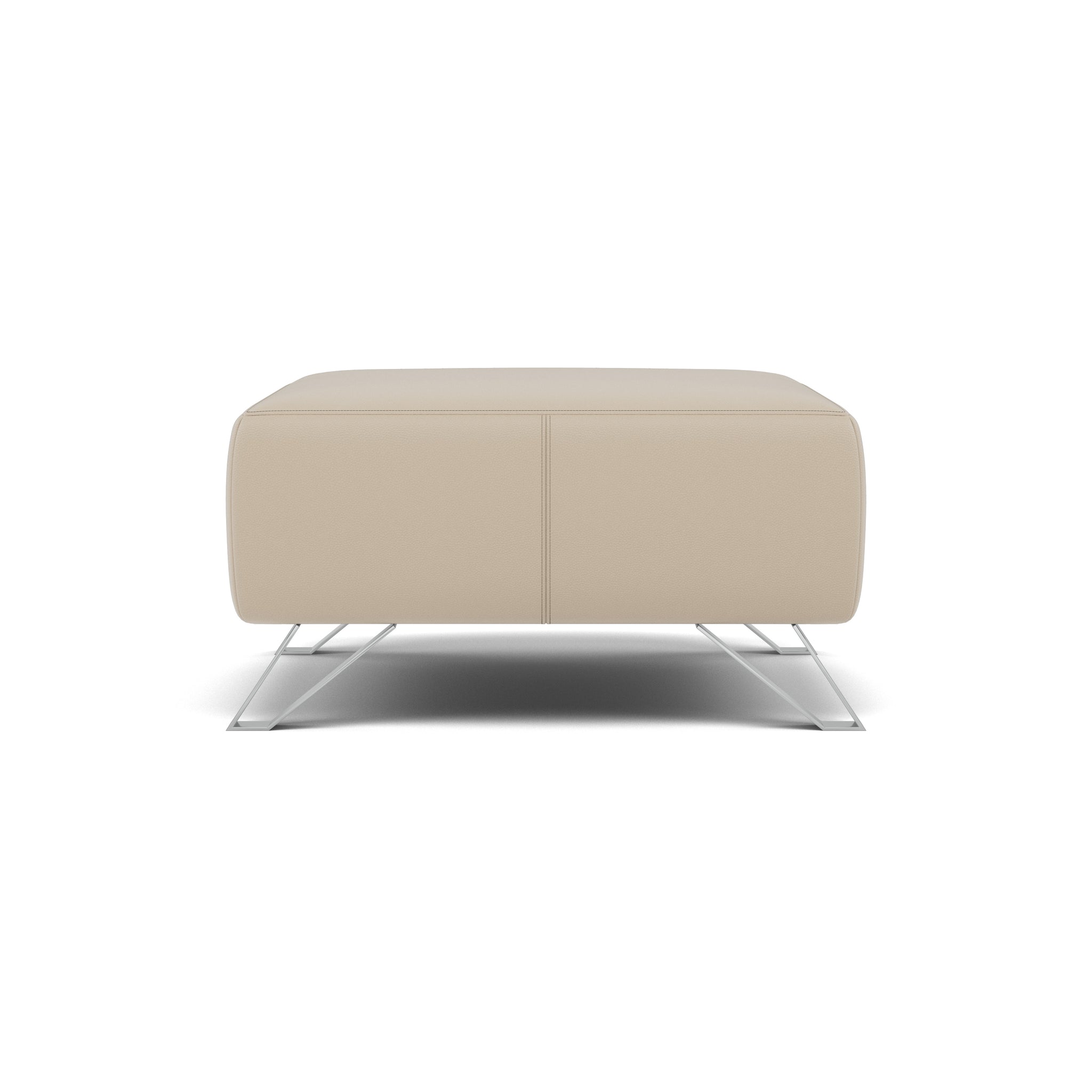 Nicoletti Puccini Footstool - Rectangular Stool CB Sterling Home 5 Torello Fango 352