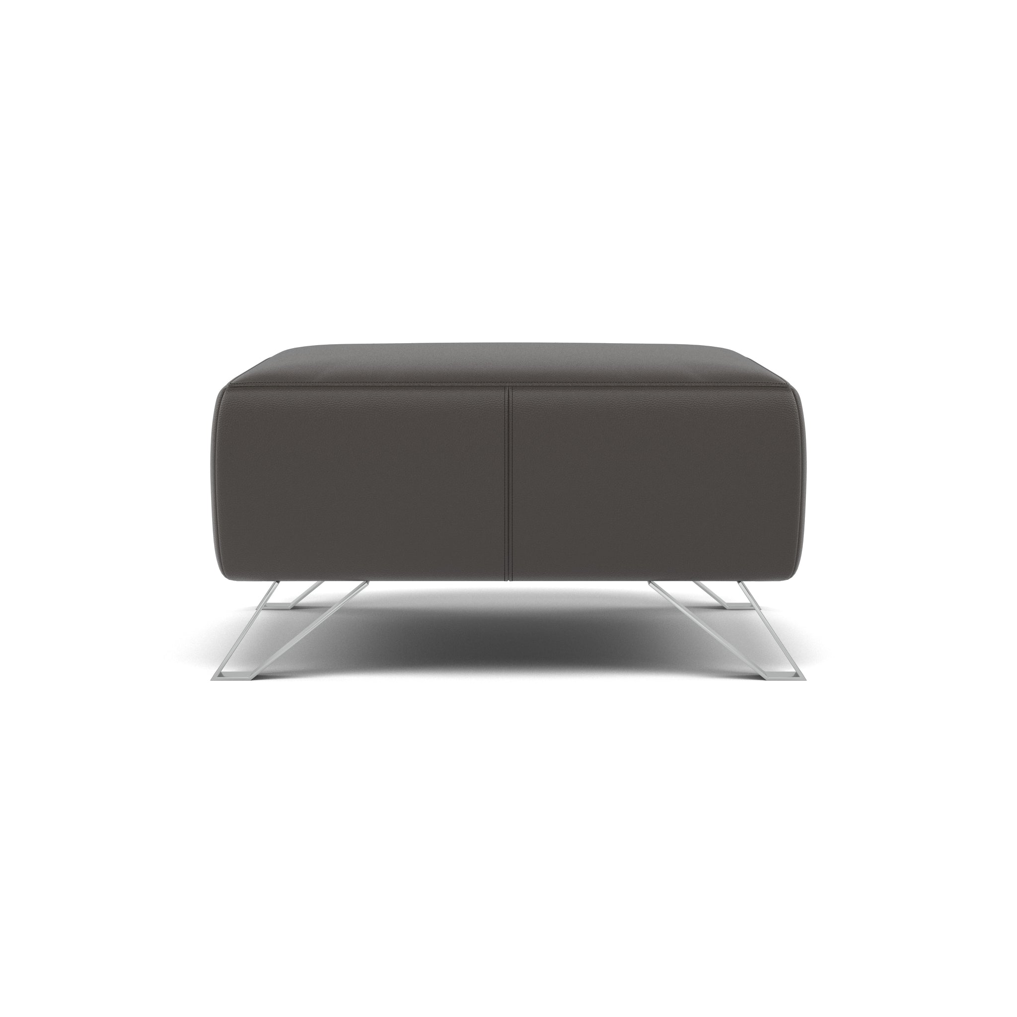 Nicoletti Puccini Footstool - Rectangular Stool CB Sterling Home 7 Torello Grigio Scuro 327