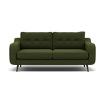 Phoebe 3 Seater Sofa - Large Sofa Standard Back Grade B 3 Seater Sofas Sterling Home 25 Plush Velvet Vine American Walnut