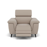 Sparta Recliner Armchair - Chair W/ Power Recliner W/ Power Headrest Fabric - Power with Power Headrest & USB Sterling Home 5 CU9101-5-UK Oxford Beige