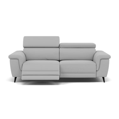 Sparta 3 Seater Recliner Sofa - 3 Str W/ 2 Power Recliner W/ 2 Ratchet Headrest Fabric - Power with Manual Headrest 3 Seater Sofas Sterling Home 6 CU9102-5-UK Oxford Silver