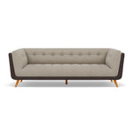 Siena 3 Seater Sofa - 2.5 Seater Sofa F8 + Cat 60 3 Seater Sofas Sterling Home 9 Hopsack Linen 70004+Cat 60/08