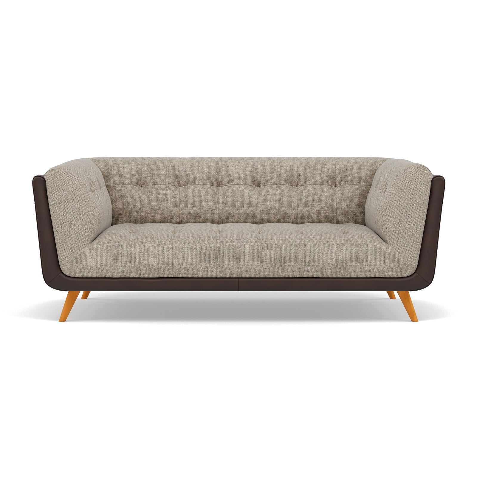 Siena Large 2 Seater Sofa - 2.2 Seater Sofa F8 + Cat 60 2 Seater Sofas Sterling Home 4 Hopsack Linen 70004+Cat 60/08