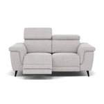 Sparta 2 Seater Recliner Sofa - 2 Str W/ 2 Power Recliner W/ 2 Ratchet Headrest Fabric - Power with Manual Headrest 2 Seater Sofas Sterling Home 1 KB-1280-UK Darwin Silver