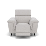 Sparta Recliner Armchair - Chair W/ Power Recliner W/ Power Headrest Fabric - Power with Power Headrest & USB Sterling Home 1 KB-1280-UK Darwin Silver