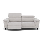 Sparta 3 Seater Recliner Sofa - 3 Str W/ 2 Power Recliner W/ 2 Ratchet Headrest Fabric - Power with Manual Headrest 3 Seater Sofas Sterling Home 1 KB-1280-UK Darwin Silver
