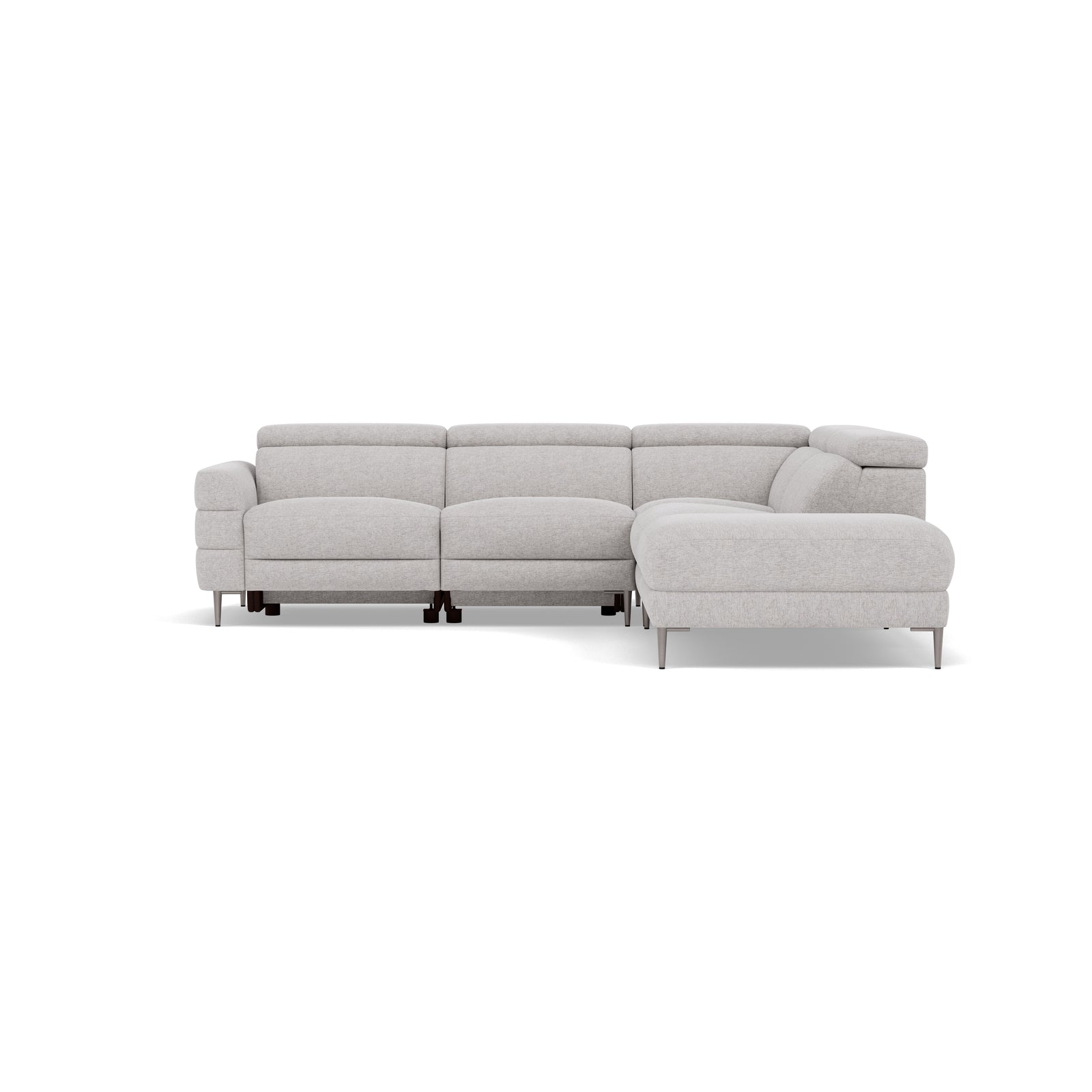 Hoy Corner Sofa - Combination 1 - Left Hand Facing Sofa Corner Group Fabric - Left Hand Facing Corner Sofas Sterling Home 3 KB-1280-UK Darwin Silver