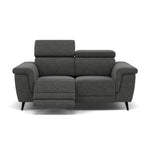 Sparta 2 Seater Recliner Sofa - 2 Str W/ 2 Power Recliner W/ 2 Ratchet Headrest Fabric - Power with Manual Headrest 2 Seater Sofas Sterling Home 3 KB-1281-UK Darwin Charcoal