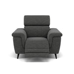 Sparta Recliner Armchair - Chair W/ Power Recliner W/ Power Headrest Fabric - Power with Power Headrest & USB Sterling Home 3 KB-1281-UK Darwin Charcoal