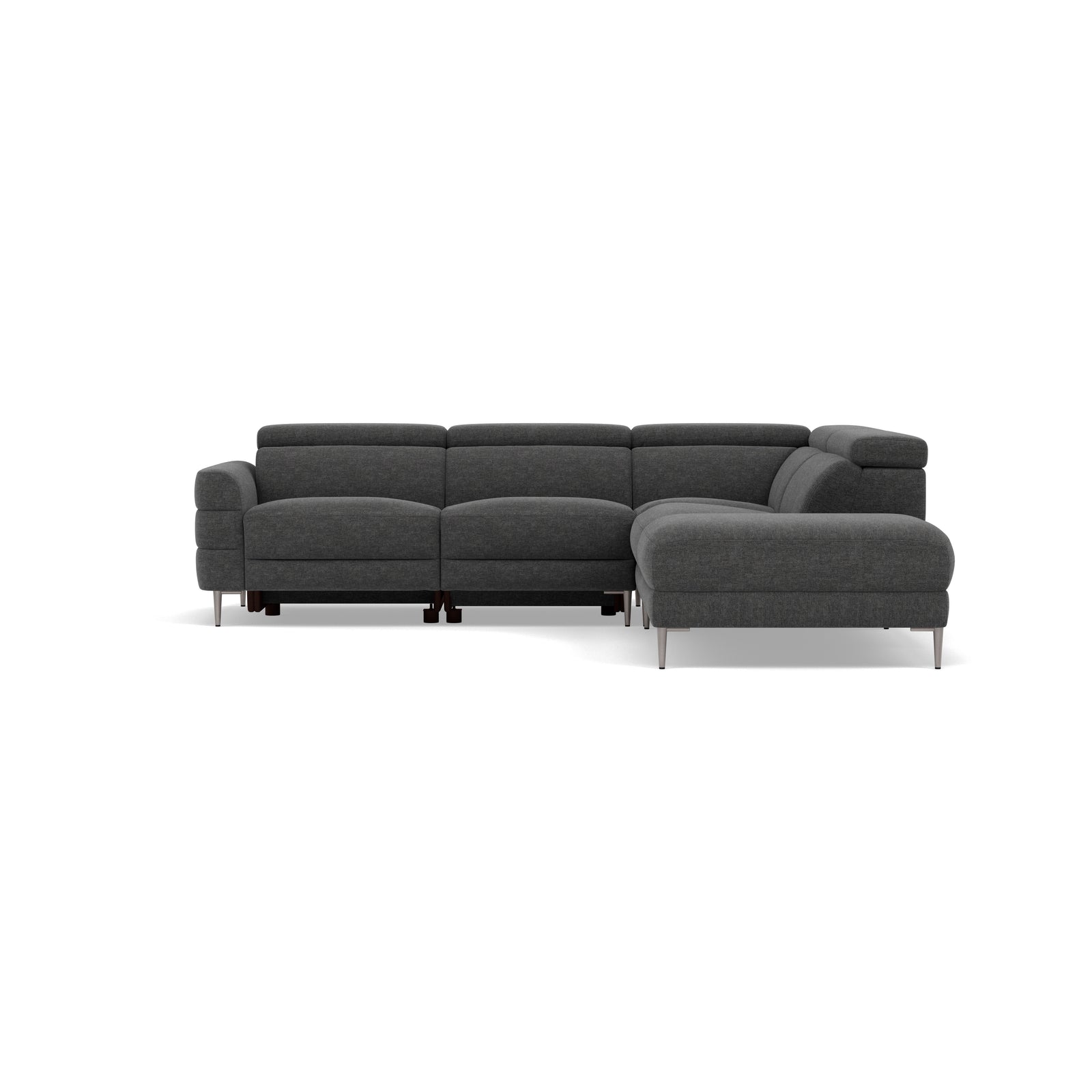 Hoy Corner Sofa - Combination 1 - Left Hand Facing Sofa Corner Group Fabric - Left Hand Facing Corner Sofas Sterling Home 1 KB-1281-UK Darwin Charcoal