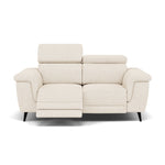 Sparta 2 Seater Recliner Sofa - 2 Str W/ 2 Power Recliner W/ 2 Ratchet Headrest Fabric - Power with Manual Headrest 2 Seater Sofas Sterling Home 4 KB-1285-UK Darwin Ivory