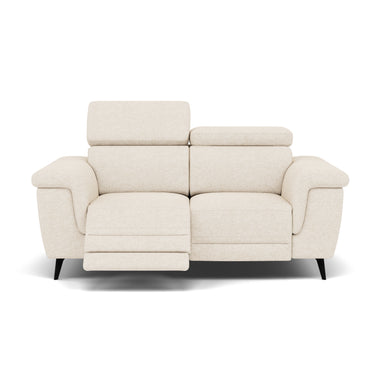 Sparta 2 Seater Recliner Sofa - 2 Str W/ 2 Power Recliner W/ 2 Ratchet Headrest Fabric - Power with Manual Headrest 2 Seater Sofas Sterling Home 4 KB-1285-UK Darwin Ivory
