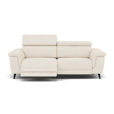 Sparta 3 Seater Recliner Sofa - 3 Str W/ 2 Power Recliner W/ 2 Ratchet Headrest Fabric - Power with Manual Headrest 3 Seater Sofas Sterling Home 4 KB-1285-UK Darwin Ivory