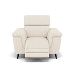 Sparta Recliner Armchair - Chair W/ Power Recliner W/ Power Headrest Fabric - Power with Power Headrest & USB Sterling Home 4 KB-1285-UK Darwin Ivory