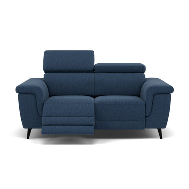 Sparta 2 Seater Recliner Sofa - 2 Str W/ 2 Power Recliner W/ 2 Ratchet Headrest Fabric - Power with Manual Headrest 2 Seater Sofas Sterling Home 8 KB-1290-UK Amigo Navy