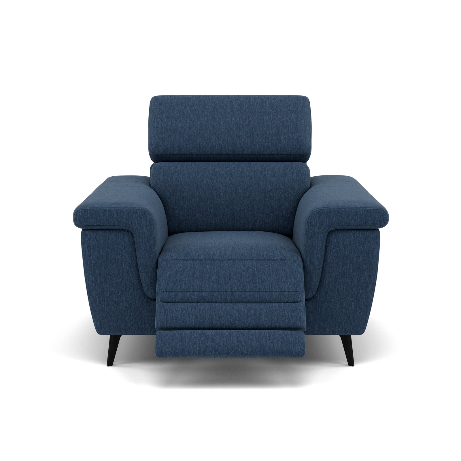 Sparta Recliner Armchair - Chair W/ Power Recliner W/ Power Headrest Fabric - Power with Power Headrest & USB Sterling Home 8 KB-1290-UK Amigo Navy