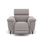 Sparta Recliner Armchair - Chair W/ Power Recliner W/ Power Headrest Fabric - Power with Power Headrest & USB Sterling Home 9 KB-1291-UK Amigo Granite