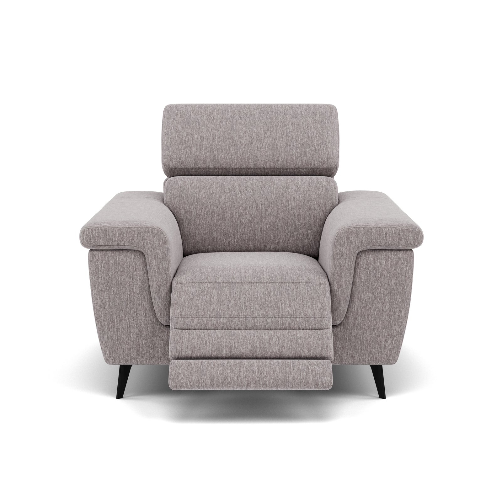Sparta Recliner Armchair - Chair W/ Power Recliner W/ Power Headrest Fabric - Power with Power Headrest & USB Sterling Home 9 KB-1291-UK Amigo Granite