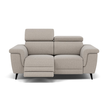 Sparta 2 Seater Recliner Sofa - 2 Str W/ 2 Power Recliner W/ 2 Ratchet Headrest Fabric - Power with Manual Headrest 2 Seater Sofas Sterling Home 10 KB-1292-UK Amigo Dove