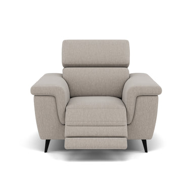Sparta Recliner Armchair - Chair W/ Power Recliner W/ Ratchet Headrest Fabric - Power with Manual Headrest Sterling Home 10 KB-1292-UK Amigo Dove