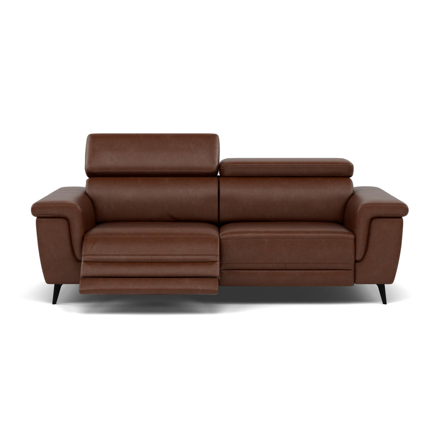 Sparta 3 Seater Recliner Sofa - 3 Str W/ 2 Power Recliner W/ 2 Ratchet Headrest Cat M/S - Power with Manual Headrest