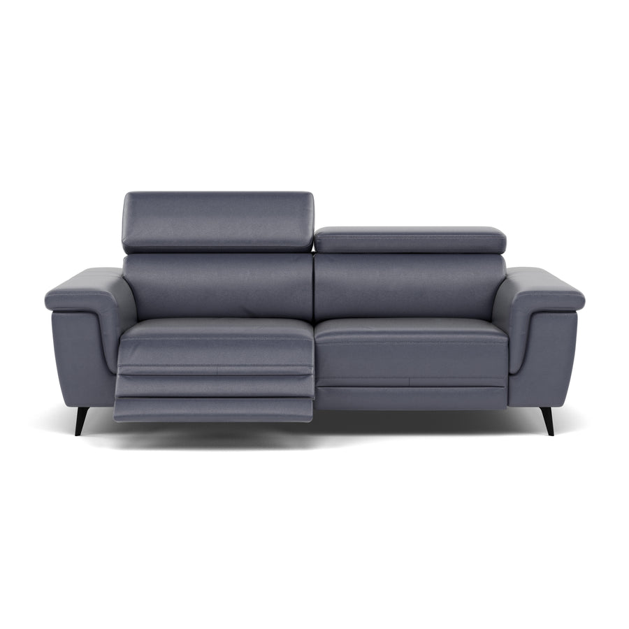 Sparta 3 Seater Recliner Sofa - 3 Str W/ 2 Power Recliner W/ 2 Power Headrest Cat NL/O/S - Power with Power Headrest & USB 3 Seater Sofas Sterling Home 1 NL5100 New York Dark Blue