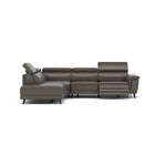 Sparta Corner Recliner Sofa - Combination 4 - Right Hand Facing Sofa Corner Group (Two Motors) Cat NL/O/S - Right Hand Facing - Power with Power Headrest & USB Corner Sofas Sterling Home 3 NL5101 New York Anthkacite Grey