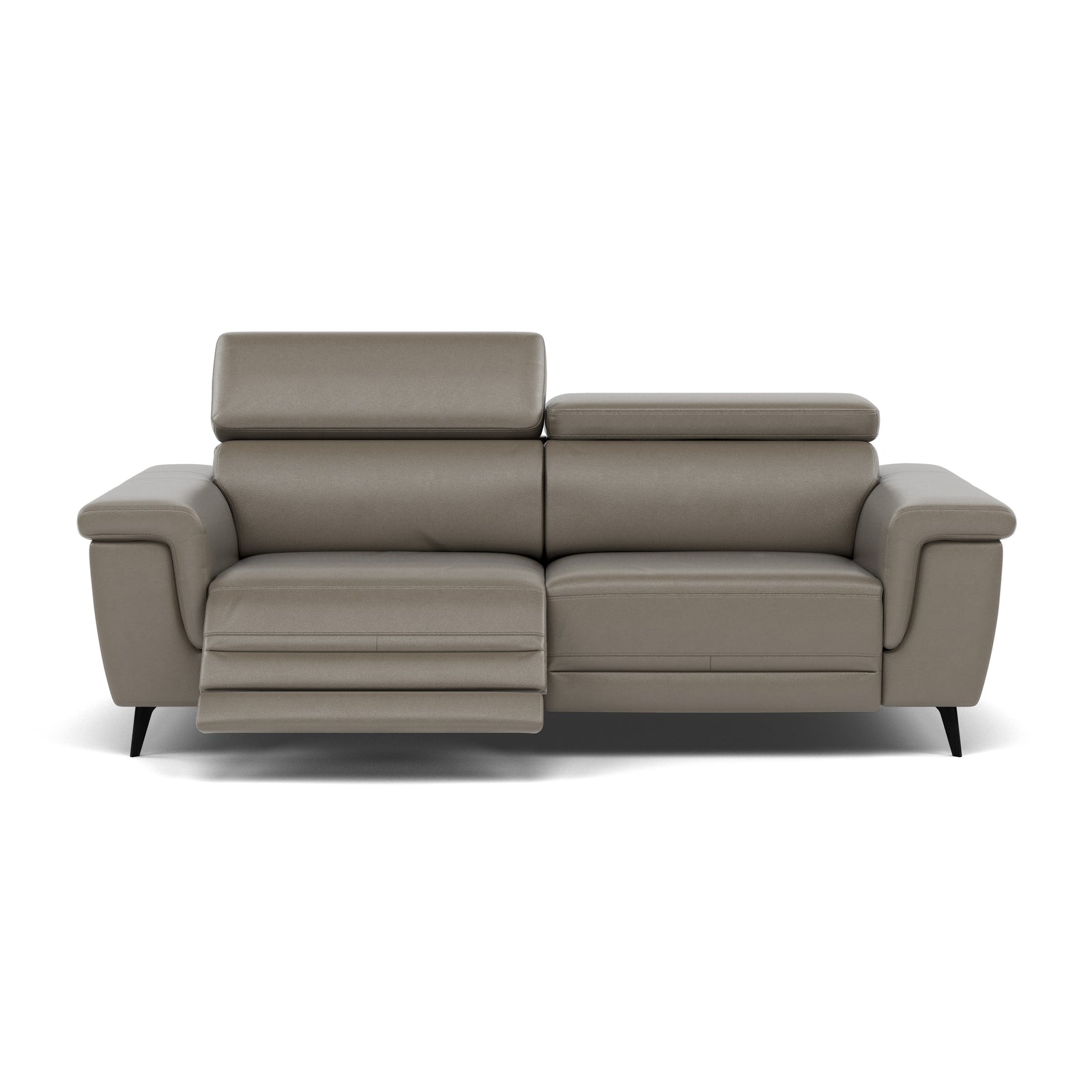 Sparta 3 Seater Recliner Sofa - 3 Str W/ 2 Power Recliner W/ 2 Power Headrest Cat NL/O/S - Power with Power Headrest & USB 3 Seater Sofas Sterling Home 4 NL5102 New York Cement
