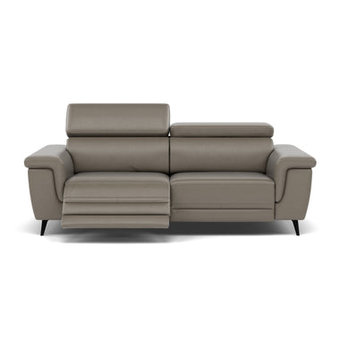 Sparta 3 Seater Recliner Sofa - 3 Str W/ 2 Power Recliner W/ 2 Power Headrest Cat NL/O/S - Power with Power Headrest & USB 3 Seater Sofas Sterling Home 4 NL5102 New York Cement