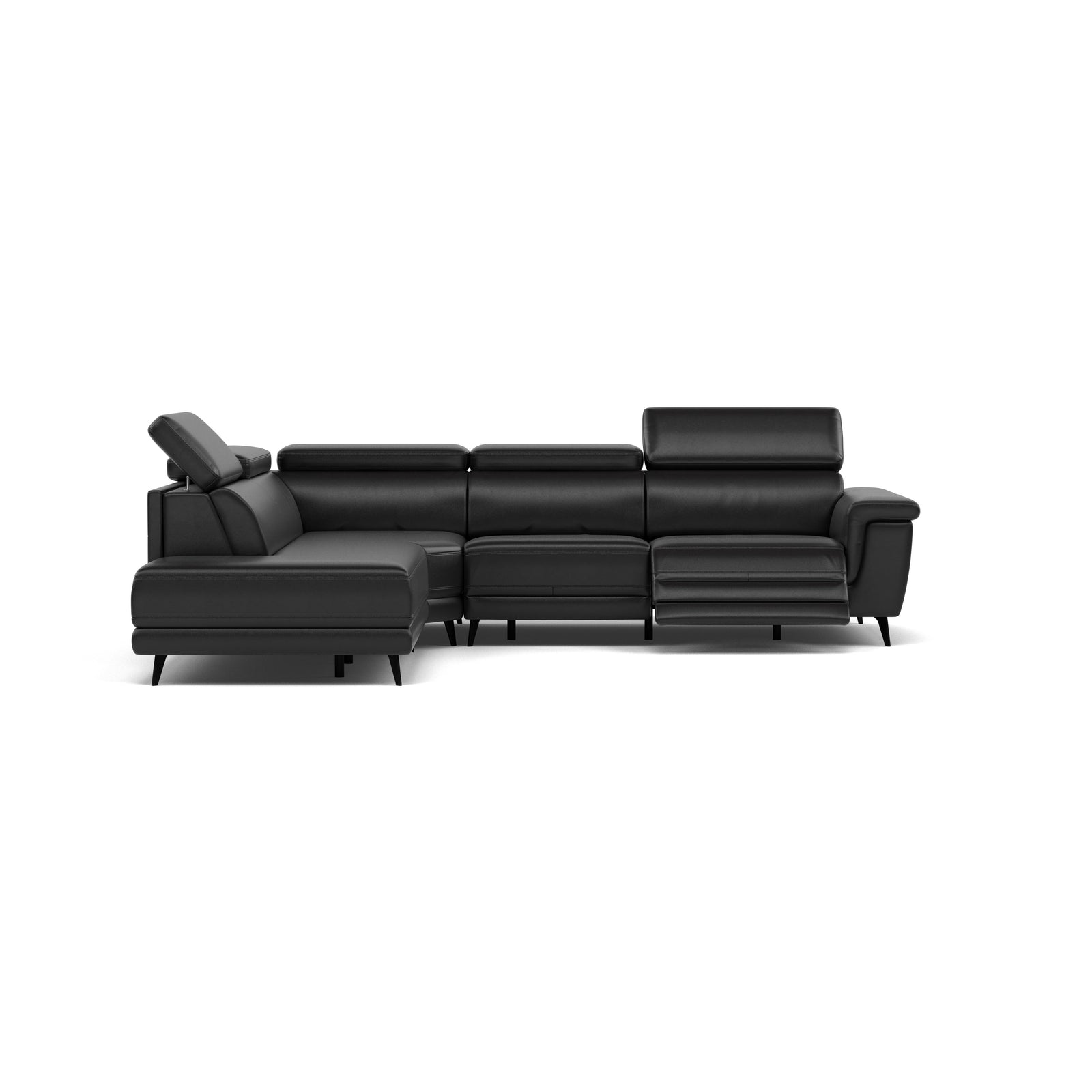 Sparta Corner Recliner Sofa - Combination 4 - Right Hand Facing Sofa Corner Group (Two Motors) Cat NL/O/S - Right Hand Facing - Power with Power Headrest & USB Corner Sofas Sterling Home 5 NL5109 New York Midnight