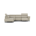 Sparta Corner Recliner Sofa - Combination 4 - Right Hand Facing Sofa Corner Group (Two Motors) Cat NL/O/S - Right Hand Facing - Power with Power Headrest & USB Corner Sofas Sterling Home 6 NL5115 New York Light Grey