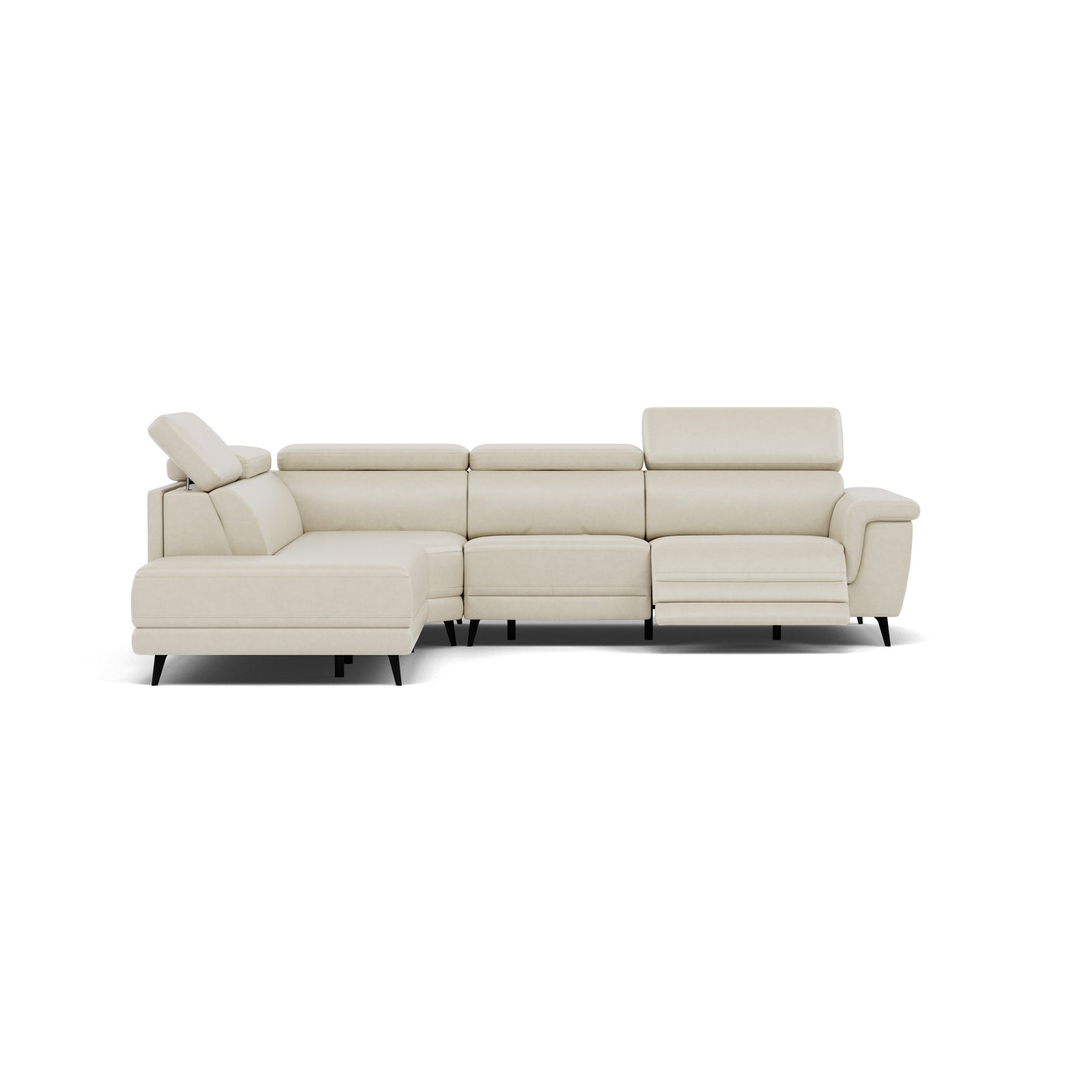 Sparta Corner Recliner Sofa - Combination 4 - Right Hand Facing Sofa Corner Group (Two Motors) Cat NL/O/S - Right Hand Facing - Power with Power Headrest & USB Corner Sofas Sterling Home 8 O7015 Oslo Light Grey