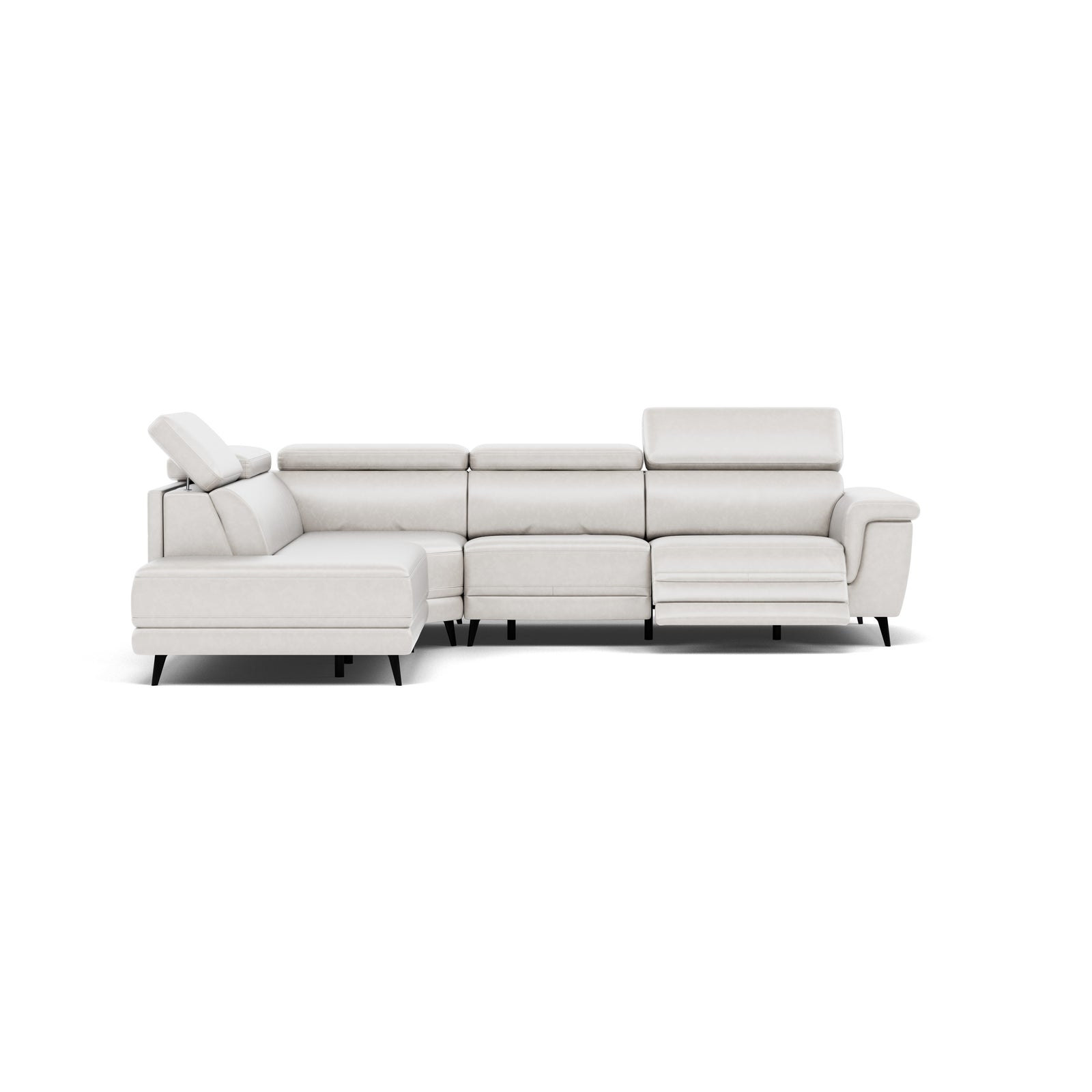 Sparta Corner Recliner Sofa - Combination 4 - Right Hand Facing Sofa Corner Group (Two Motors) Cat NL/O/S - Right Hand Facing - Power with Power Headrest & USB Corner Sofas Sterling Home 11 O7304 Orlando Quiet Grey