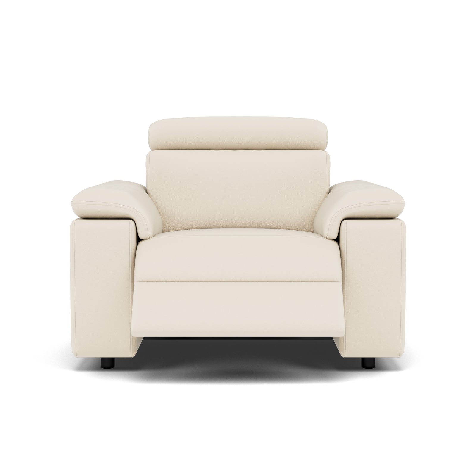 Nicoletti Rossini Recliner Armchair - Power Recliner Chair Power Headrest CB - Power with Power Headrest & USB Sterling Home 1 Torello PS Bianco 93