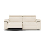 Nicoletti Rossini 3 Seater Recliner Sofa - 3 Seater Sofa Power Recliner & Power Headrest CB - Power with Power Headrest & USB Sterling Home 5 Torello PS Bianco 93