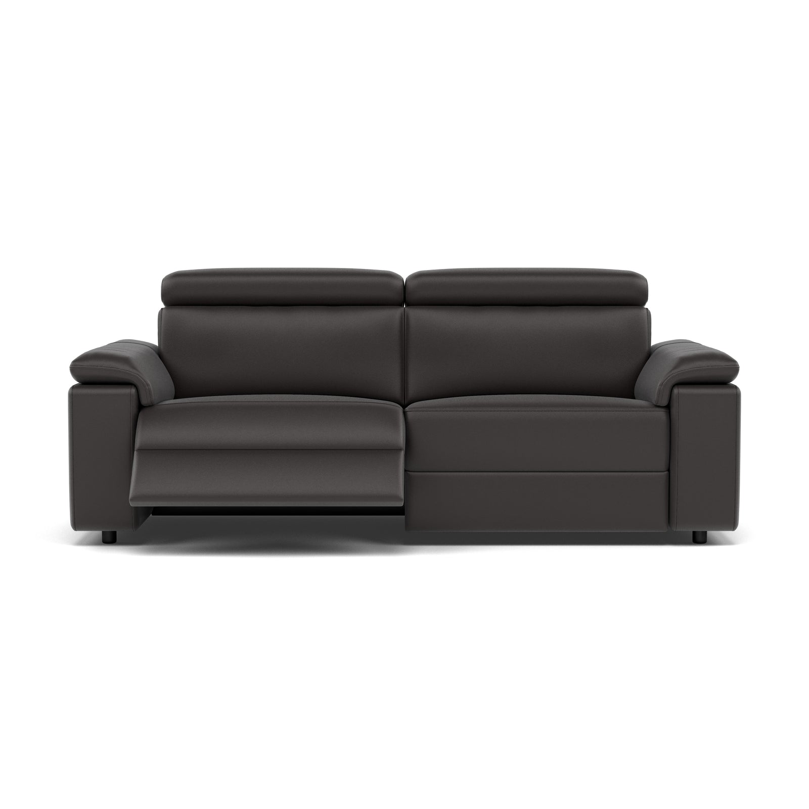 Nicoletti Rossini 3 Seater Recliner Sofa - 3 Seater Sofa Power Recliner & Power Headrest CB - Power with Power Headrest & USB Sterling Home 7 Torello PS Chocol -S 91