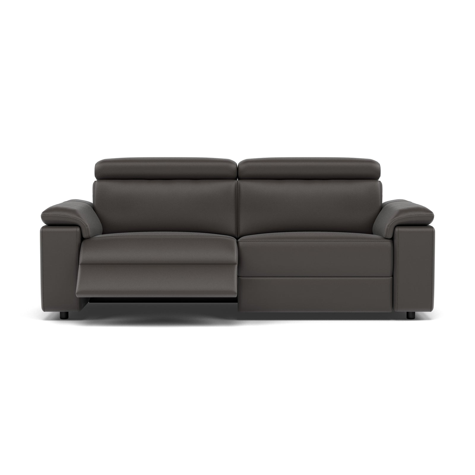 Nicoletti Rossini 3 Seater Recliner Sofa - 3 Seater Sofa Power Recliner & Power Headrest CB - Power with Power Headrest & USB Sterling Home 4 Torello PS Grigio Scuro 327