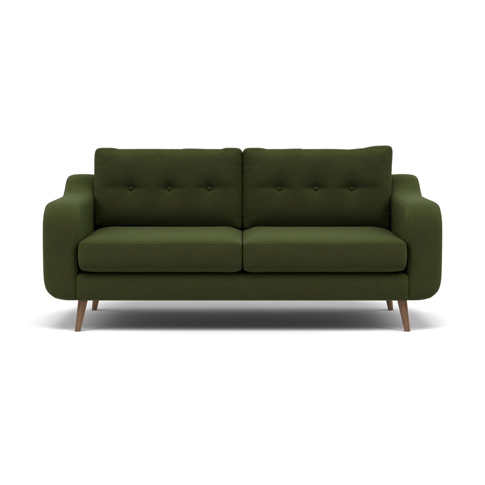 Phoebe 3 Seater Sofa - Large Sofa Standard Back Grade B 3 Seater Sofas Sterling Home 22 Plush Velvet Vine Weathered Oak