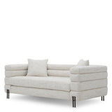 Eichholtz York 2 Seater Sofa Seashell Off-White With Bronze Legs